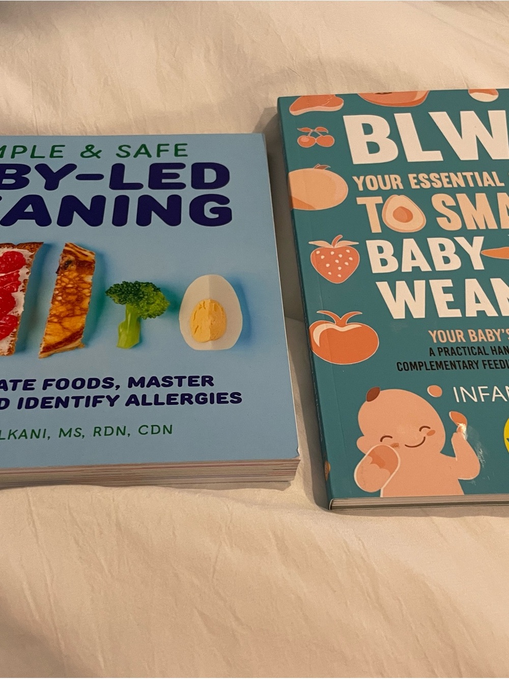 Baby LED Weaning Guide - Blue Infant Feeding Book